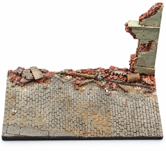 1:72 Redog - Street Ruins Scale Model Display Base/Small Diorama