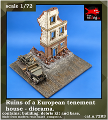 1:72 Redog - Ruined Building Corner Display Base