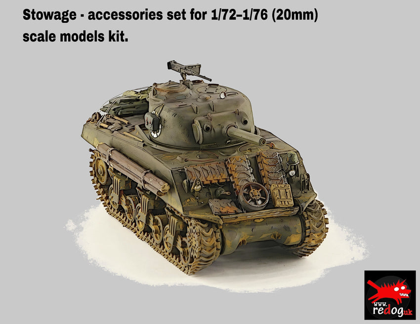 1:72  US M4 Sherman Stowage Kit Accessories Sh1