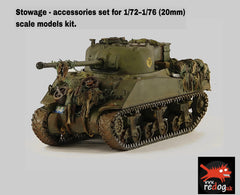 1/72/76 M4 Sherman Firefly MKV Tank Military Scale Model Stowage Kit Accessories S5