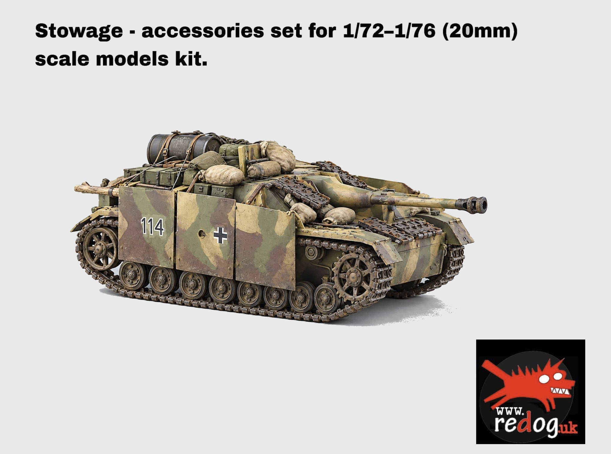 1:72  German Stug IV  Stowage Kit