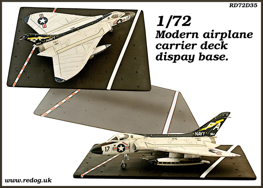 1/72 Modern US carrier deck display base - small