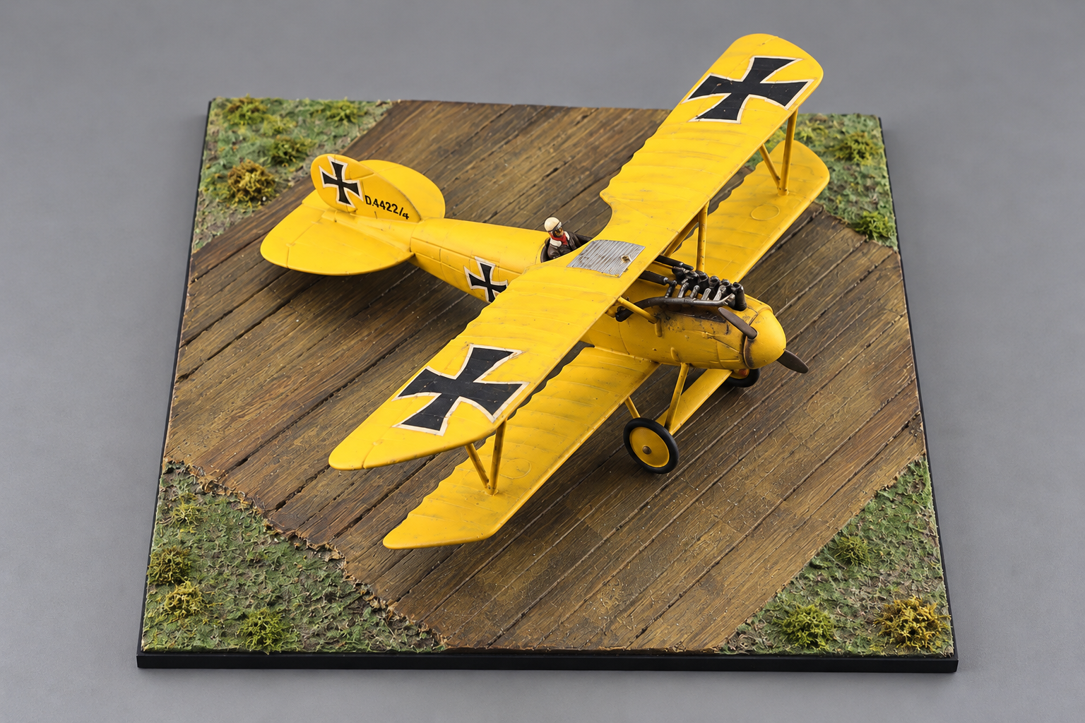 1:72 Redog  - WWI Diorama Display Wooden Planks Airplane Scale Models Kits D20