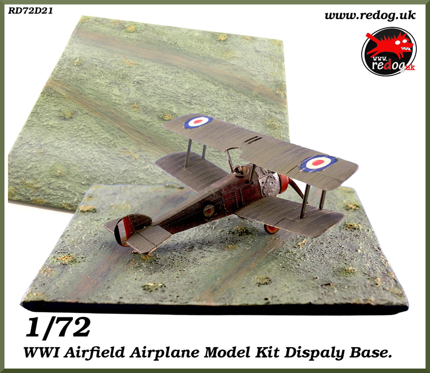 1/72 WWI   Display Base Grass Field For Airplane Scale Models Kits /D21