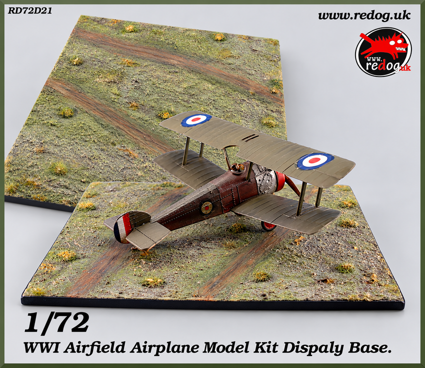1:72 redog -  WWI   Display Base Grass Field For Airplane Scale Models Kits /D21