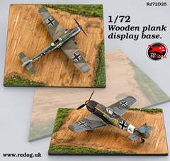 1:72 Redog -  Wooden Planks Display Base For Airplanes Scale Models Kits D25