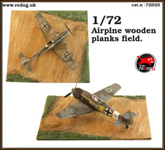 Redog 1/72 Wooden Planks Display Base For Airplanes Scale Models Kits D25
