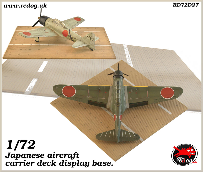 1/72 Japanese Carrier Deck Scale Model Aeroplane Display Base /D27