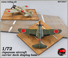 1:72 Redog - Japanese Carrier Deck Scale Model Aeroplane Display Base /D27