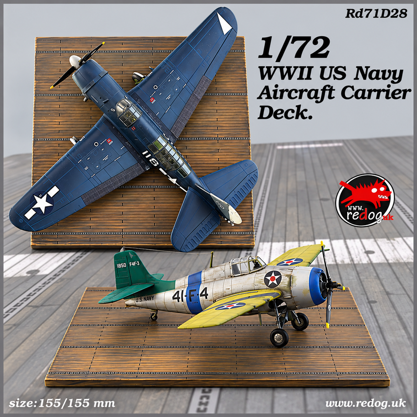 1:72 Redog -   WWII US Navy Carrier Deck  Display Base  - d28