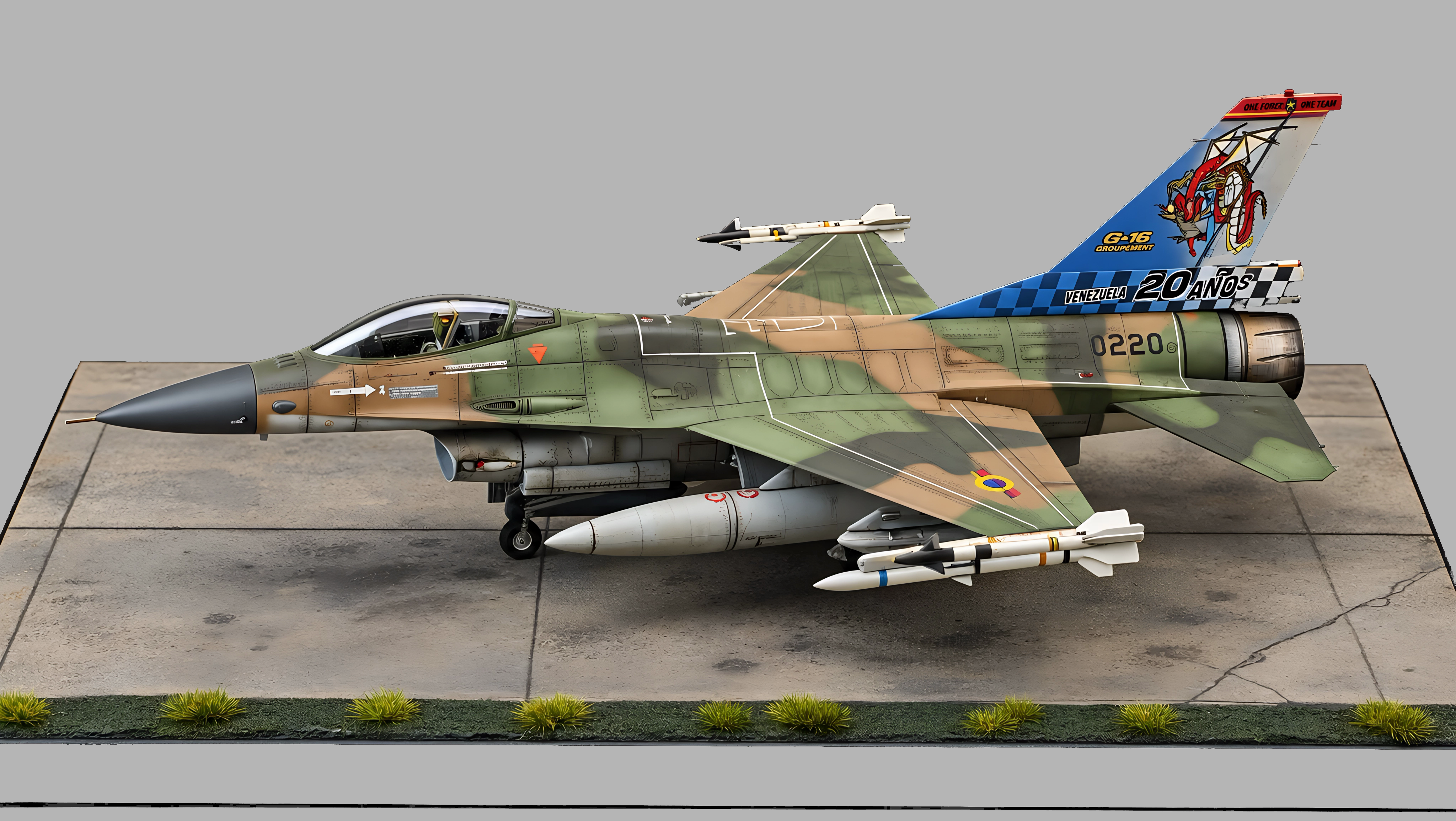 1:72 Redog - Airplane Scale Model Display Base /d29