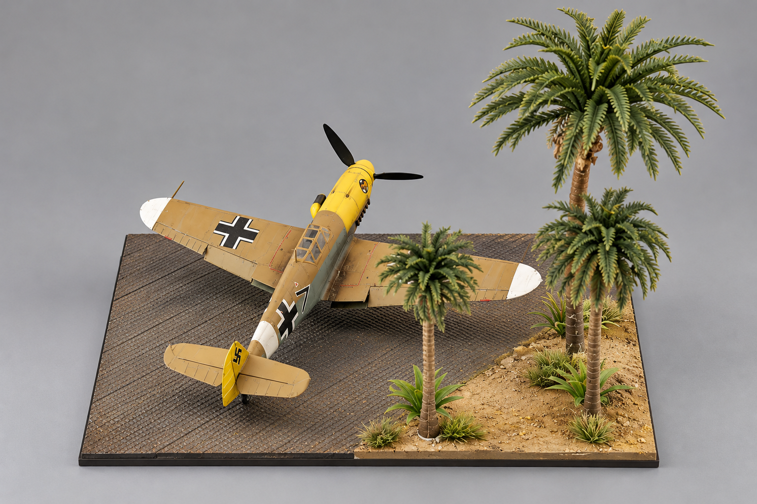 1:72 Display base - Marston mat with palm trees.