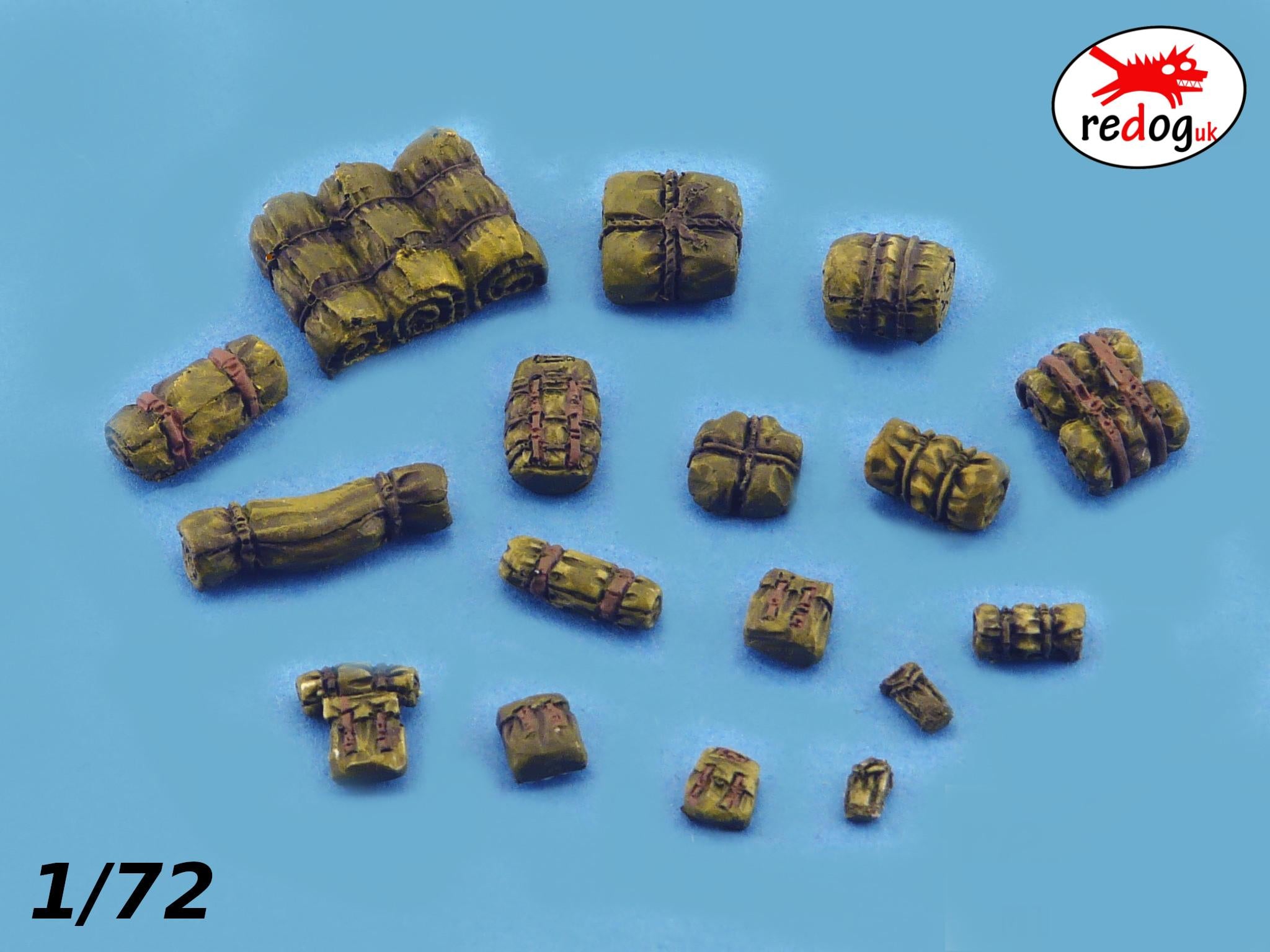 1:72 or 1:76 - Military Sacale Model Stowage Diorama Accessories Kit - redoguk