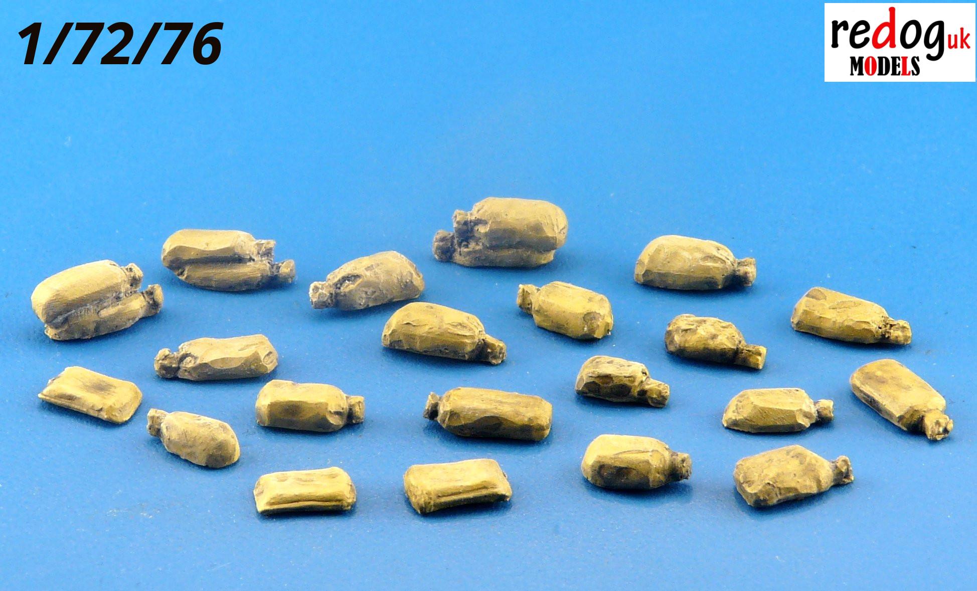 Redog 1:72 Sand Bags Kit Military Scale Modelling Stowage Diorama Accessorises - redoguk