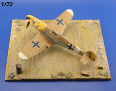 1/72 Desert Diorama Display Base For Airplane Scale Models Kits - redoguk