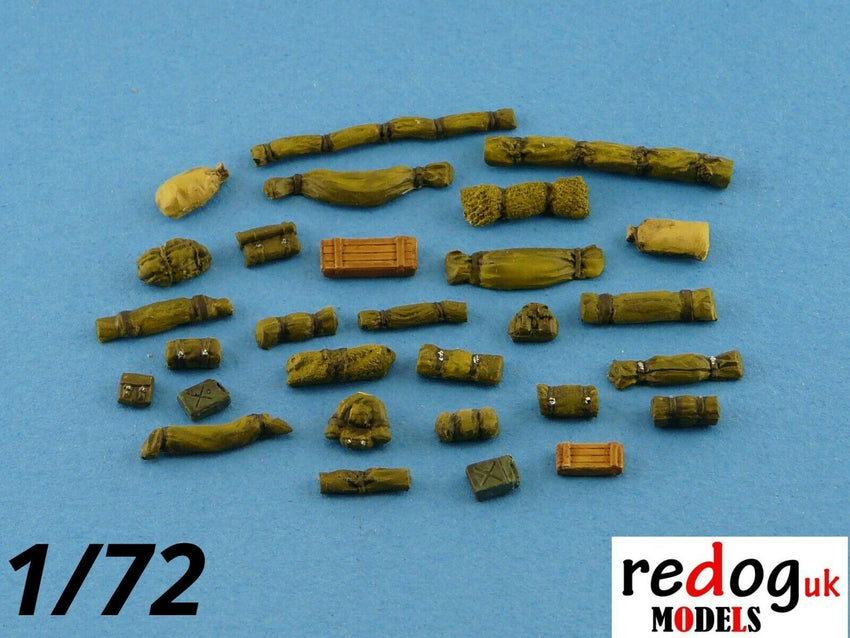1:72 Military Scale Model Stowage Diorama Accessories Kit 1 - redoguk