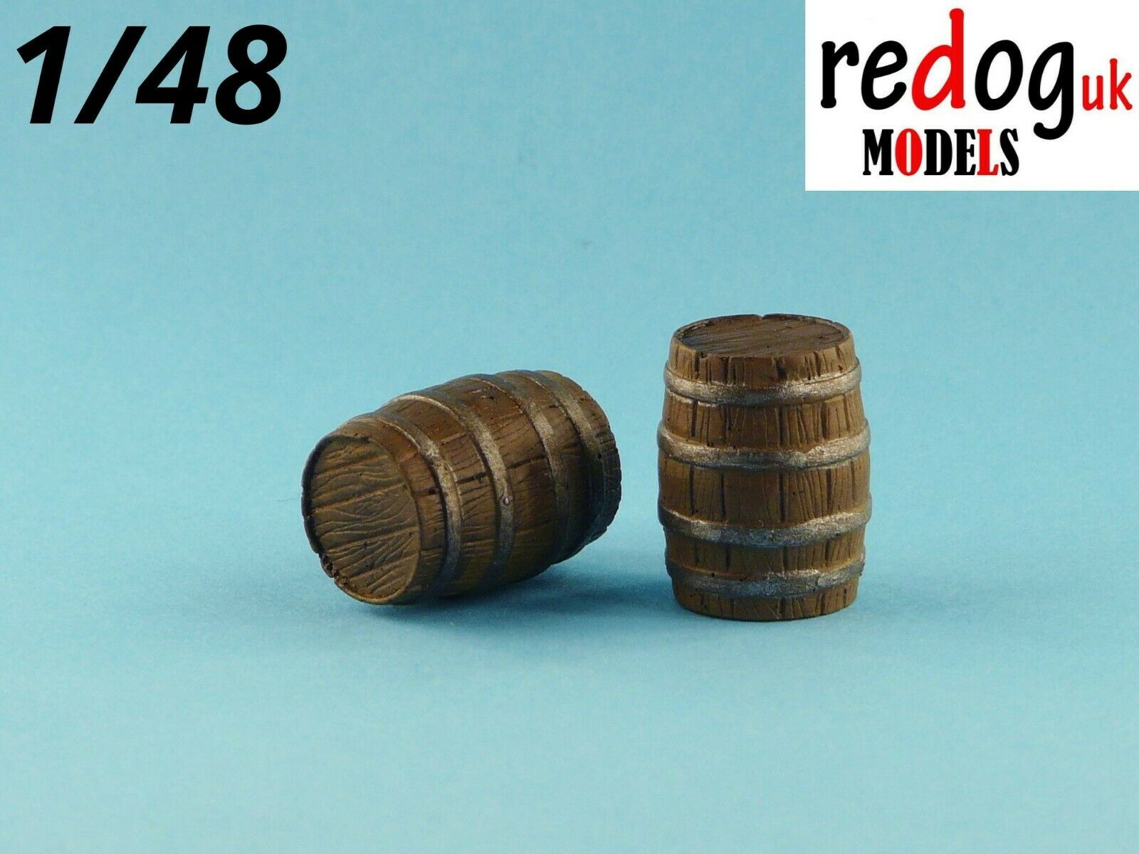1/48 Beer Barrels Kit Scale Modelling Stowage & Diorama Accessories - redoguk