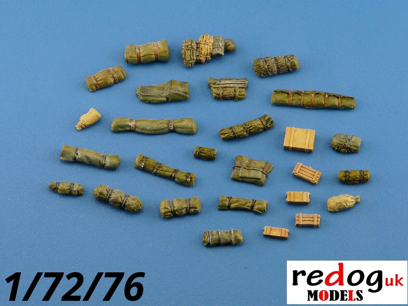 Redog 1/72 1/76 Stowage Kit – Barrels And Drums, Diorama Accessories, BR3