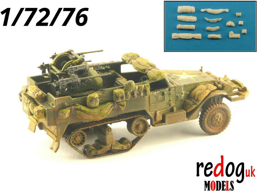 Redog 1:72 - US Half Track Military Scale Modelling Stowage Diorama Accessorises - redoguk