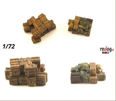 Redog 1/72 Resin Modelling Diorama Accessories -Vehicle Cargo Kit 2 - redoguk