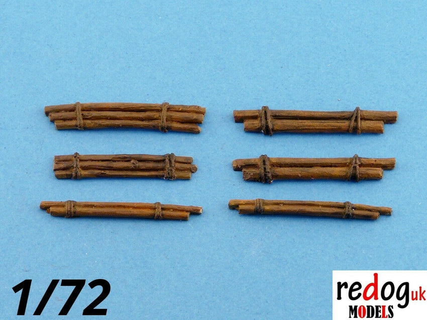 1:72 or 1:76 -  Wooden Logs For Scale Model Vehicles Accessories Dioramas - redoguk