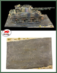 Redog 1/35 Military Scale Model Vehicle & Tank Display Diorama Base - U9 - redoguk