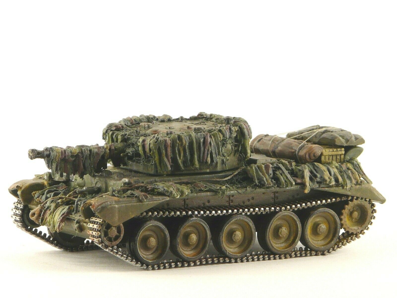 Redog 1:72 British Desert M4 Sherman Tank – Military Scale Model With Stowage