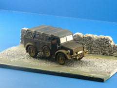 1/72 Stone Road & Wall Diorama Display Base For Military Scale Model Vehicles d6 - redoguk