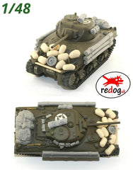 1/48 M4 US Sherman Tank Stowage Kit Accessories - redoguk