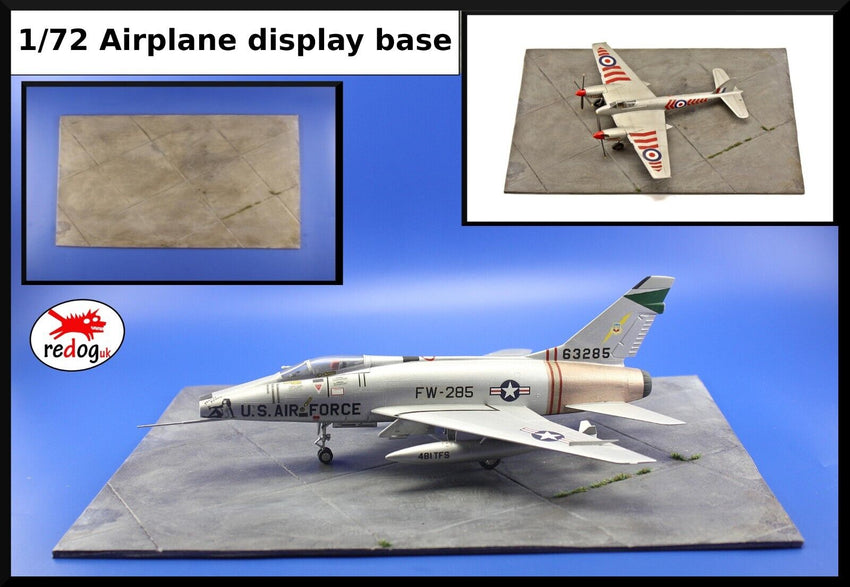 Redog 1/72 Airplane Scale Model Display Base - redoguk