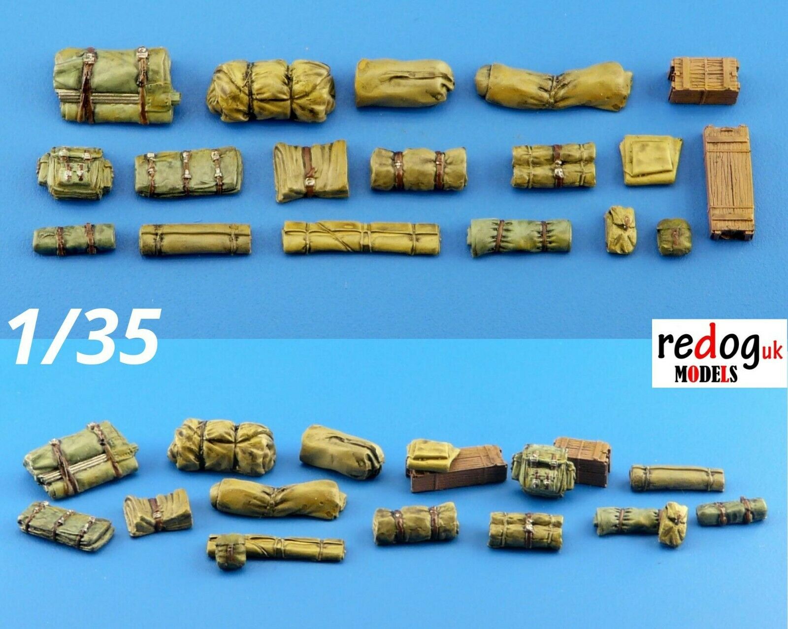 1/35 Military Scale Modelling Resin Stowage Kit Diorama Accessories Kit 2 - redoguk