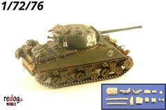 1:72 M4 Sherman in Russian Service Tank Military Scale Model Stowage Kit Accessories S8 - redoguk