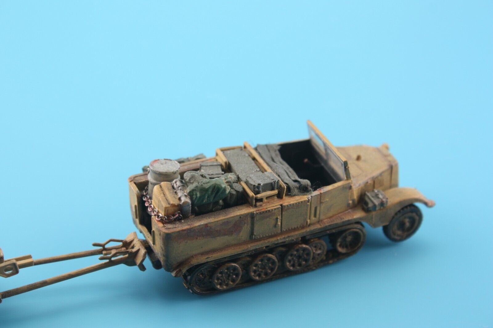 1:72 or 1:76 - Sd.Kfz.11 Half Truck Transporter  Military Sacale Model Stowage