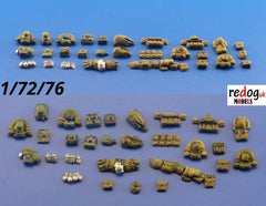 1:72 German Backpacks Scale Modelling Dioramas Accessories Detailing Kit - redoguk