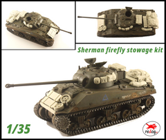 1:35 WWII Sherman Firefly Tank Model Stowage kit / 35SFb