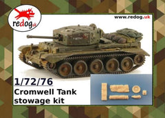Redog 1:72 or 1:76 Cromwell Mk IV Tank Military Scale Modelling Stowage Diorama Accessorises