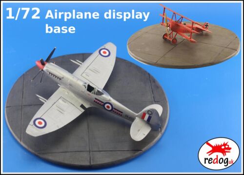 Redog 1:72 Round Resin Display Base For Scale Model Airplanes NEW!