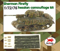 1:72 Sherman Firefly MKV Scale Model Stowage and Hessian Camouflage Strips Kit S4