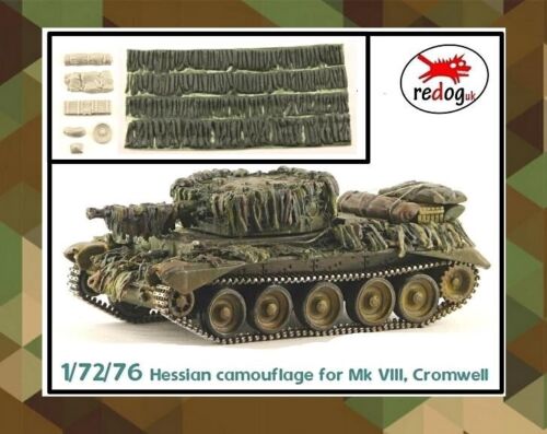 Redog 1:72 British Cromwell Mk IV Tank Hessian Camouflage Scale Modelling Stowage